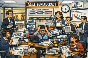 La burocracia del agile genera un alto nivel de interrupciones y desconcentración del equipo